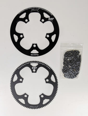 92T Chainring with CNC Chainguard and chain for CARRYME