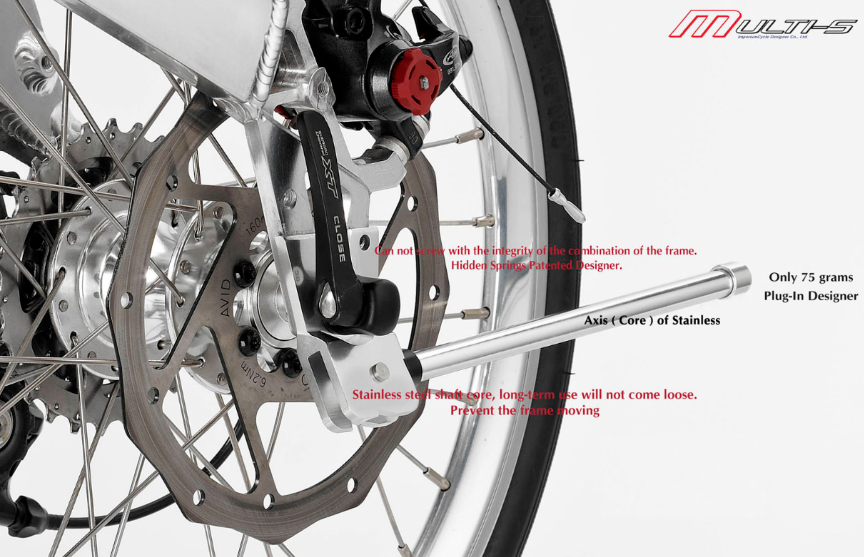 BIRDY CNC Lightweight Kickstand Silver